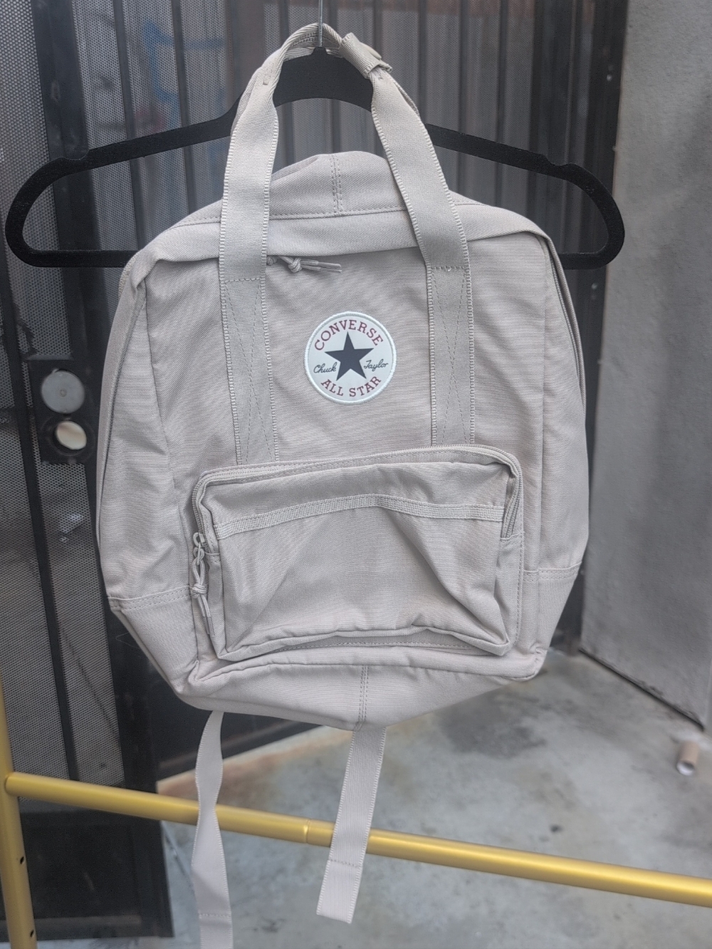 Converse All Star Men's Beige Canvas Backpack NWOT